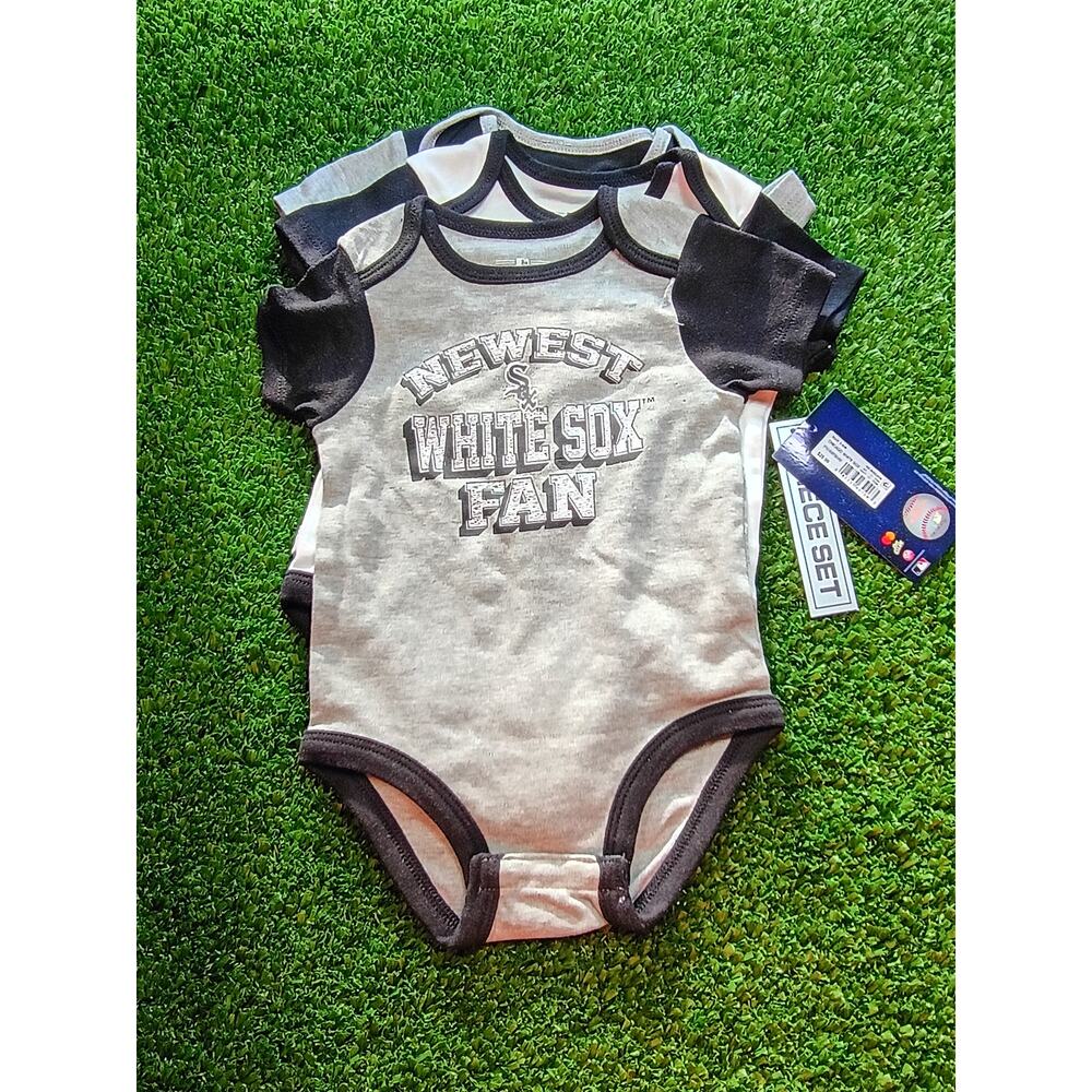 Chicago White Sox Infant Bodysuit Set NWT 3-6M